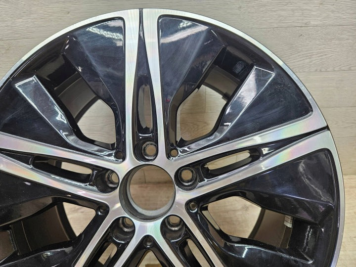1x Alufelge 18 Zoll 8.5" 5x112 56ET Glanz Schwarz A2054018300 Mercedes-Benz W205 FEL7478537744hv