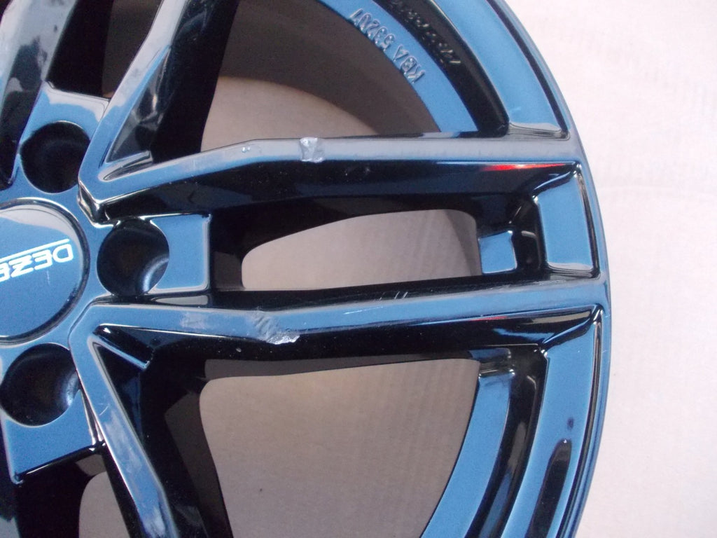 1x Alufelge 17 Zoll 7.0" 5x100 45ET Glanz Schwarz KBA53207 Rim Wheel FEL1236651160pe