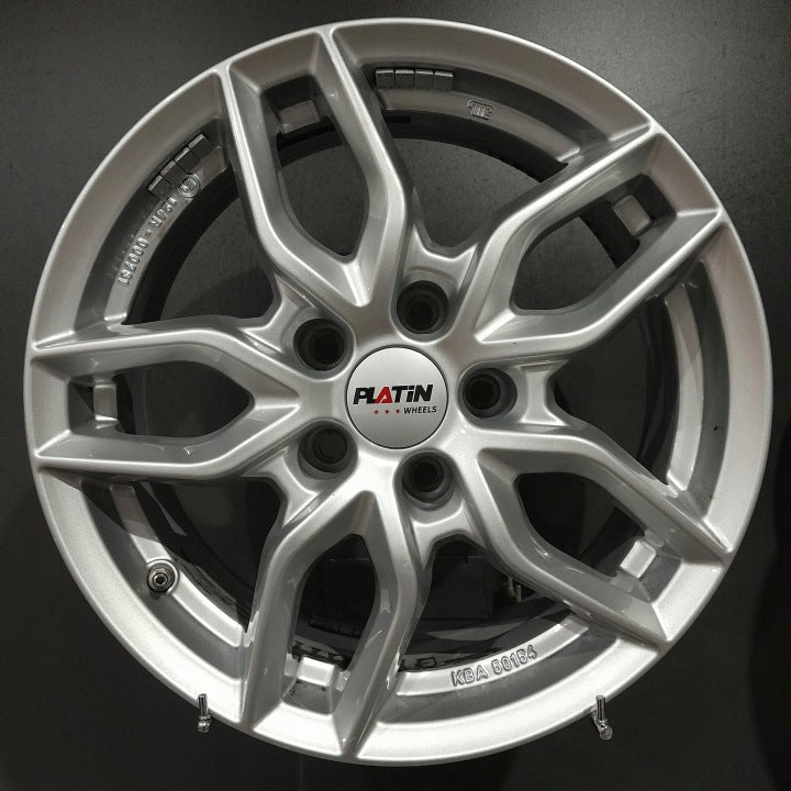 4x Alufelge 16 Zoll 6.5" 5x112 33ET Glanz Silber KBA50154 Audi Q3 Rim Wheel FEL5097724389ax