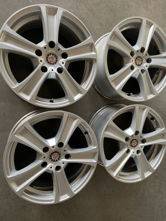 4x Alufelge 16 Zoll 7.0" 5x120 34ET Glanz Silber 6762791 BMW Rim Wheel FEL8275507312hc