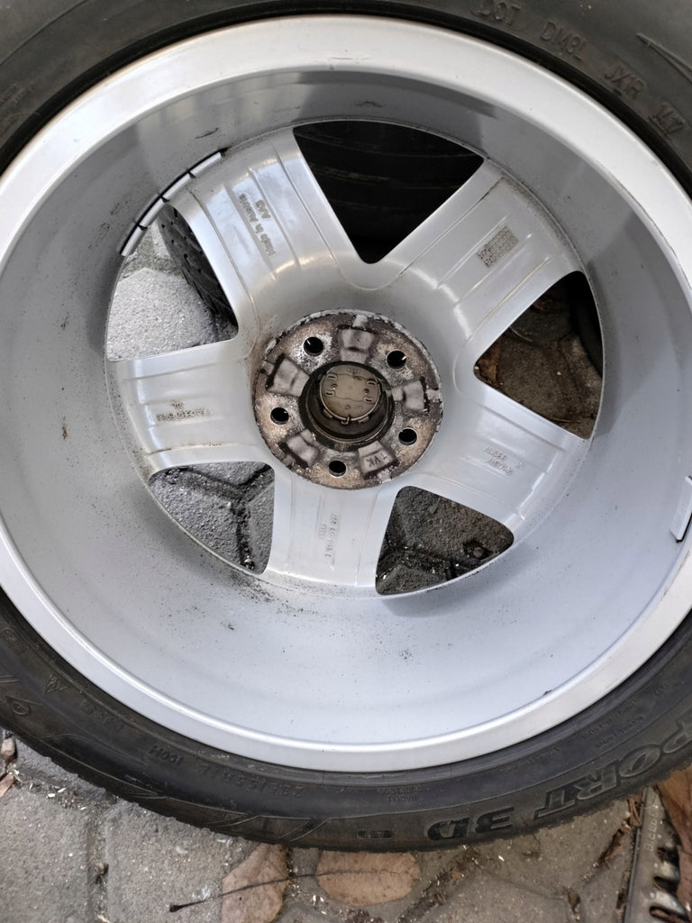 4x Alufelge 18 Zoll 7.0" 5x112 38ET Glanz Silber 4G9601025C Audi A6 Rim Wheel FEL3236221628xy