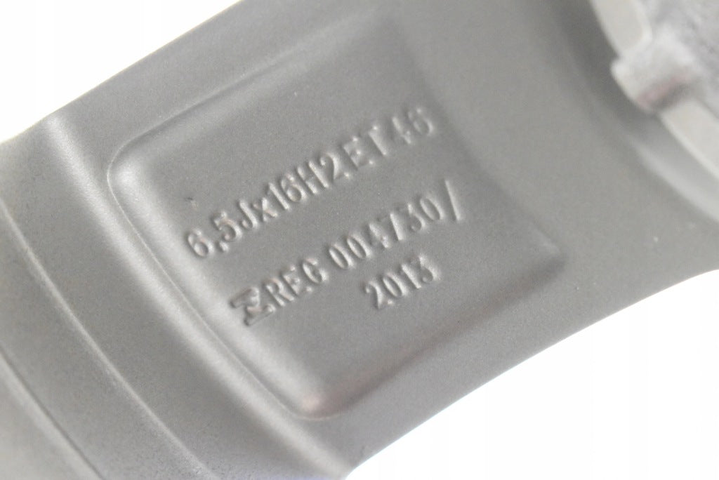 4x Alufelge 16 Zoll 6.5" 5x112 46ET Glanz Grau 5G0601025BP VW Touran Jetta FEL6423420275at