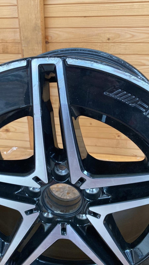 1x Alufelge 18 Zoll 9.0" 5x112 58ET Glanz Graphit A2064016600 Mercedes-Benz W206