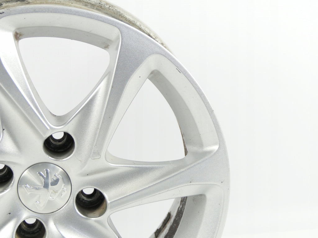 1x Alufelge 15 Zoll 6.0" 4x108 Schwarz 9673773577 Peugeot 208 Hatchback I FEL1029117200mn