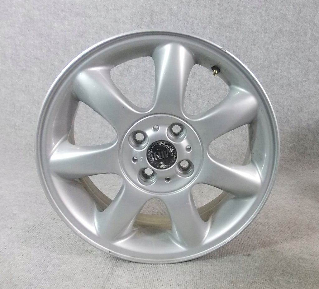1x Alufelge 16 Zoll 6.5" 4x100 48ET Glanz Silber 6775684 Mini Clubman F56 F55