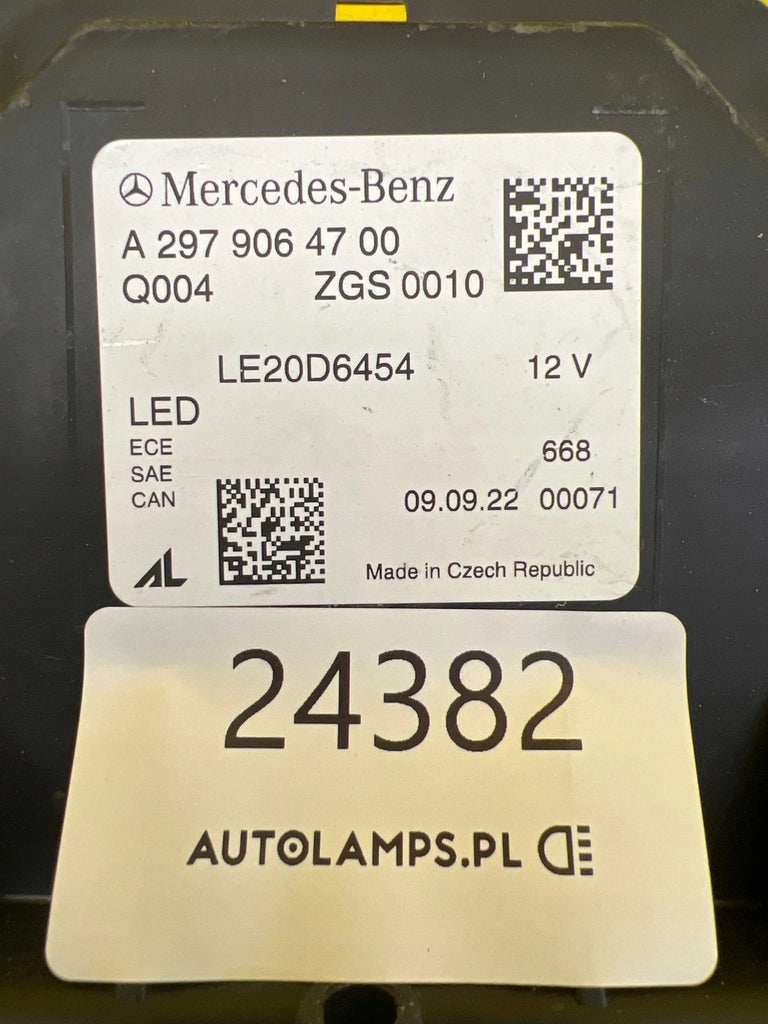 Frontscheinwerfer Mercedes-Benz Eqs A2979064700 LED Vorderseite Headlight SCH3518065698kv