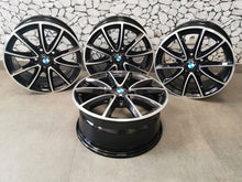 Laden Sie das Bild in den Galerie-Viewer, 4x Alufelge 16 Zoll 7.0" 5x112 52ET Glanz Schwarz 6855080 BMW 2 F45 Rim Wheel FEL9465640972ng