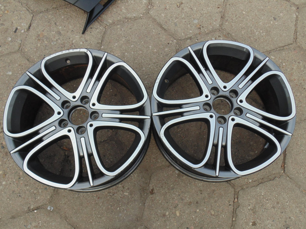 1x Alufelge 18 Zoll 7.5" 5x112 52ET Glanz A2464012202 Mercedes-Benz W246 Mg