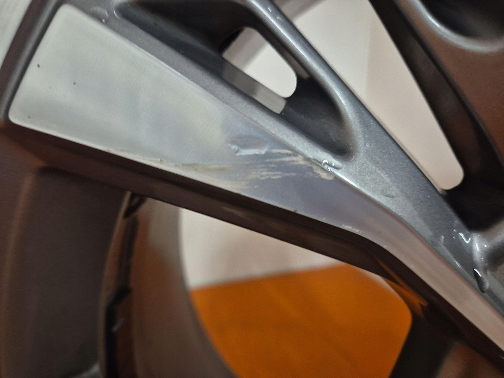 1x Alufelge 18 Zoll 8.0" 5x108 55ET Glanz Silber GS7J-AA Ford Mondeo I Kuga Mg FEL6735055226bd
