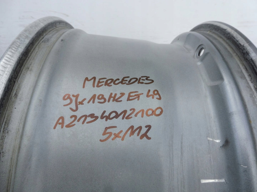 1x Alufelge 19 Zoll 9.0" 5x112 49ET A2134012100 Mercedes-Benz Amg Rim Wheel FEL3764416639ux