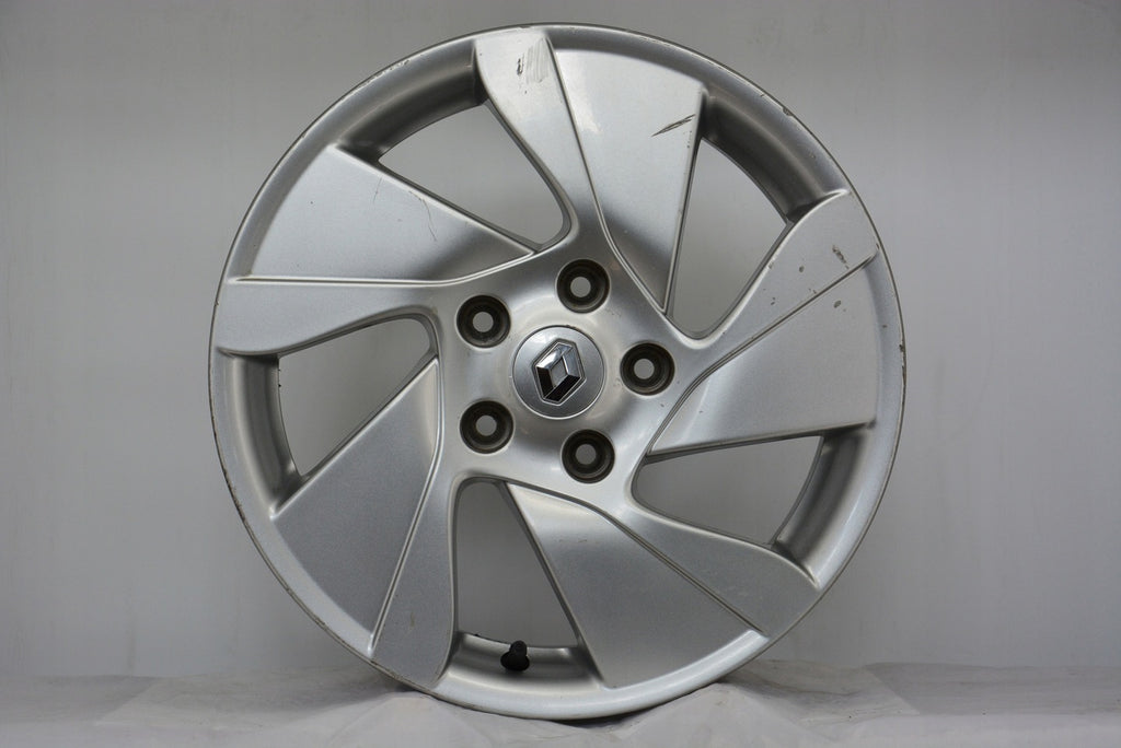 4x Alufelge 16 Zoll 6.5" 5x114.3 47ET Glanz Silber 403008076R Renault Rim Wheel