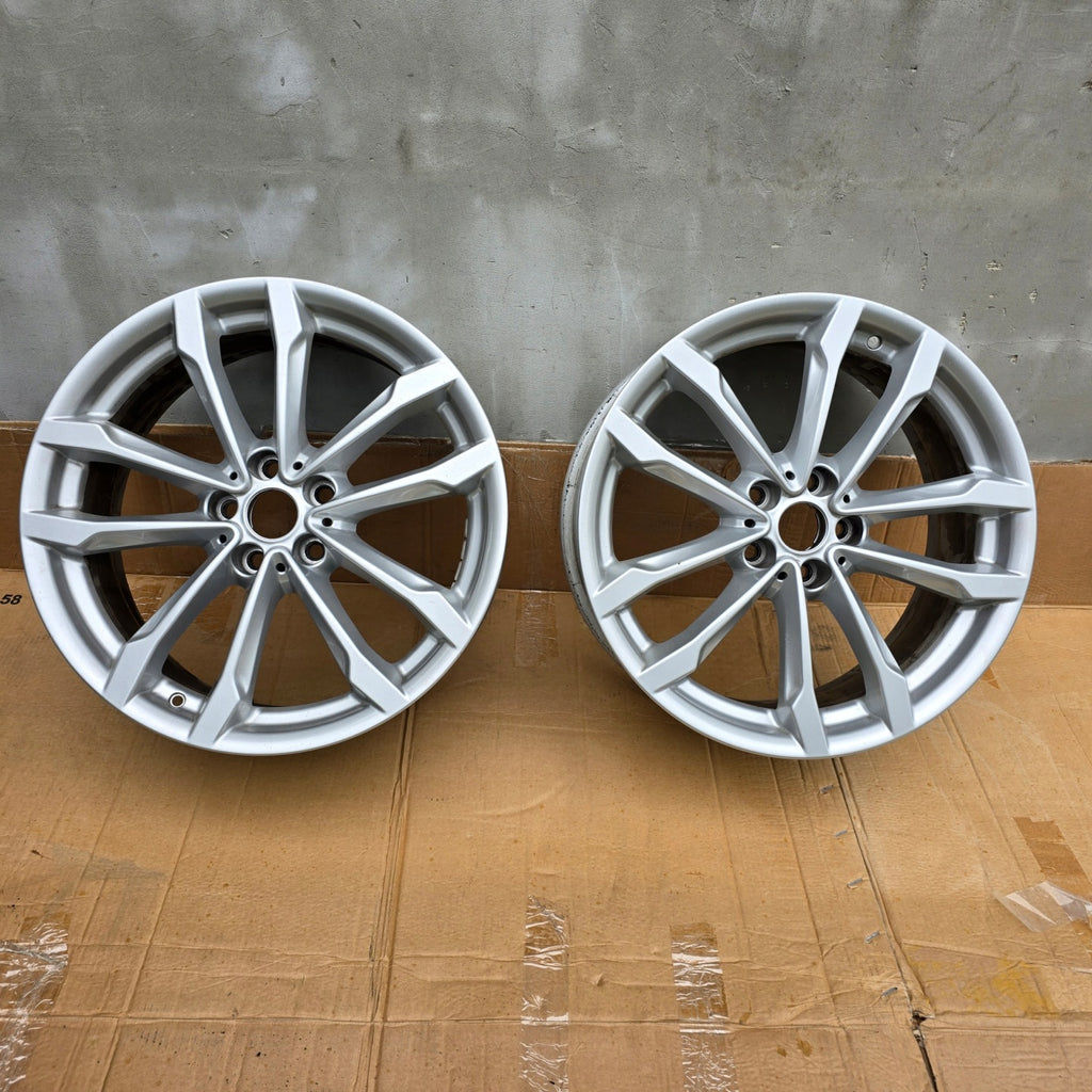 2x Alufelge 19 Zoll 7.5" 5x112 32ET Glanz Grau 6877325 BMW Rim Wheel FEL6066339726iq