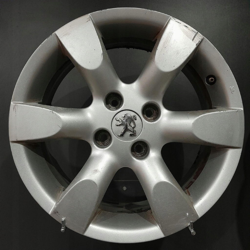 4x Alufelge 16 Zoll 6.5" 4x108 31ET Glanz Silber 9681285480 F510019 Peugeot I FEL1787178167lk