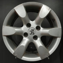 Load image into Gallery viewer, 4x Alufelge 16 Zoll 6.5" 4x108 31ET Glanz Silber 9681285480 F510019 Peugeot I FEL1787178167lk