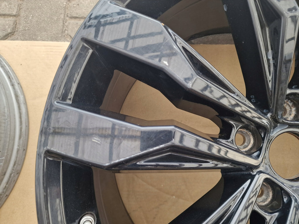 1x Alufelge 20 Zoll 8.5" 5x112 38ET Glanz Schwarz 5NN601025E VW Tiguan Rim Wheel FEL4968910117nm