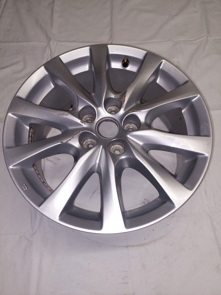 1x Alufelge 17 Zoll 7.5" 5x114.3 50ET Glanz Silber 9965077570 Mazda Vi Rim Wheel
