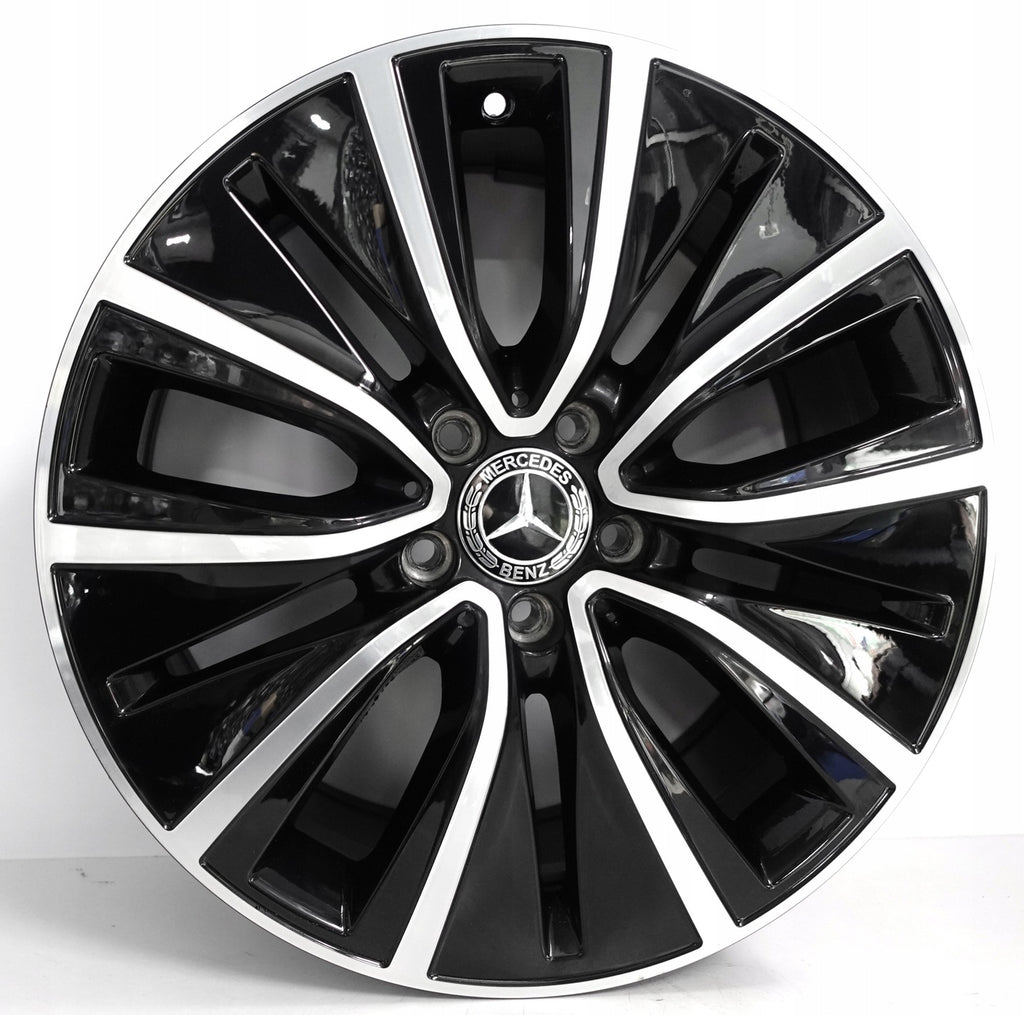 4x Alufelge 18 Zoll 8.0" 5x112 33ET Glanz Schwarz A2574010700 Mercedes-Benz