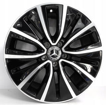 Laden Sie das Bild in den Galerie-Viewer, 4x Alufelge 18 Zoll 8.0&quot; 5x112 33ET Glanz Schwarz A2574010700 Mercedes-Benz