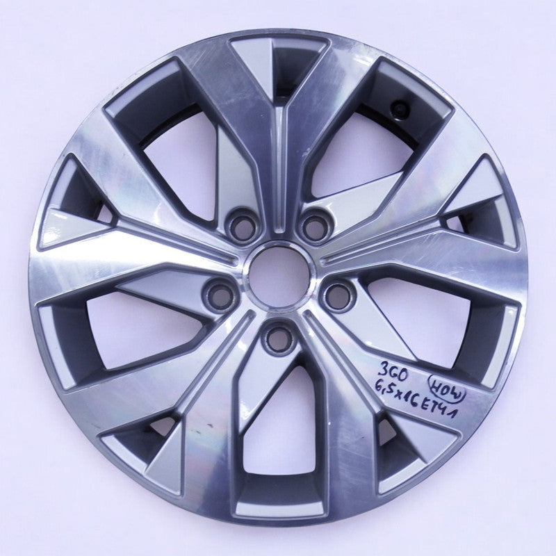 1x Alufelge 16 Zoll 6.5" 5x112 41ET Glanz Silber VW Passat B8 Rim Wheel