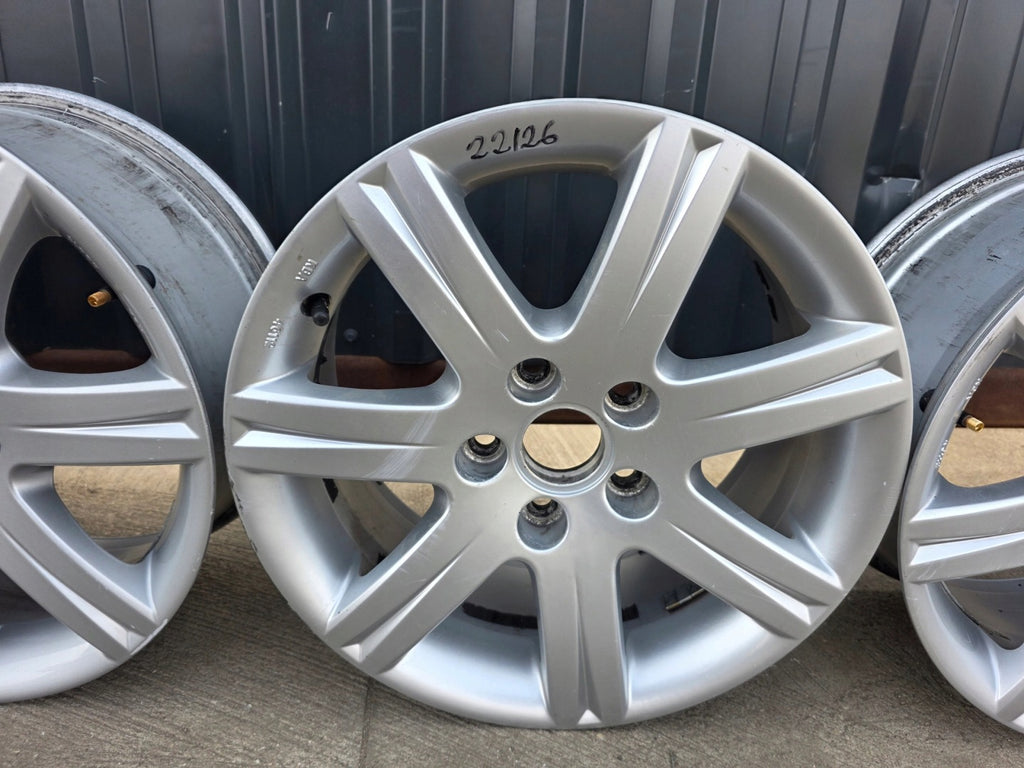 4x Alufelge 16 Zoll 7.0" 5x112 42ET Glanz Silber 4F0071496 Audi A6 A4 I FEL2066459021xi