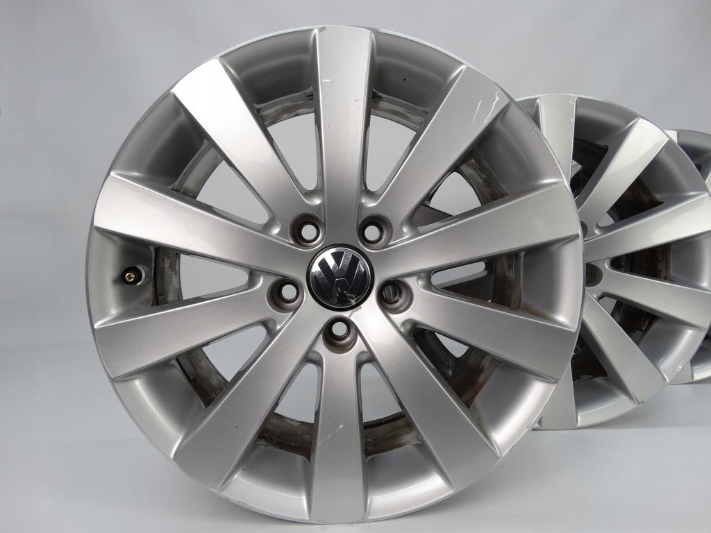 4x Alufelge 17 Zoll 7.5" 5x112 47ET Glanz Silber 3C0601025AJ VW Passat Rim Wheel FEL3934666664ea
