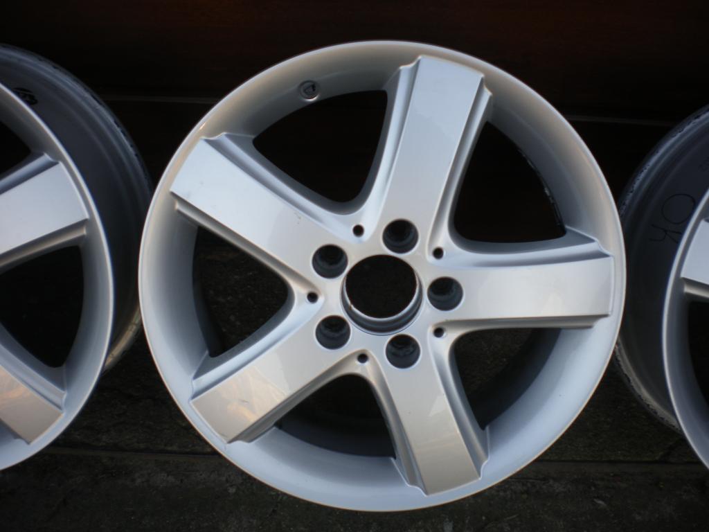 1x Alufelge 16 Zoll 6.0" 5x112 Mercedes-Benz Rim Wheel