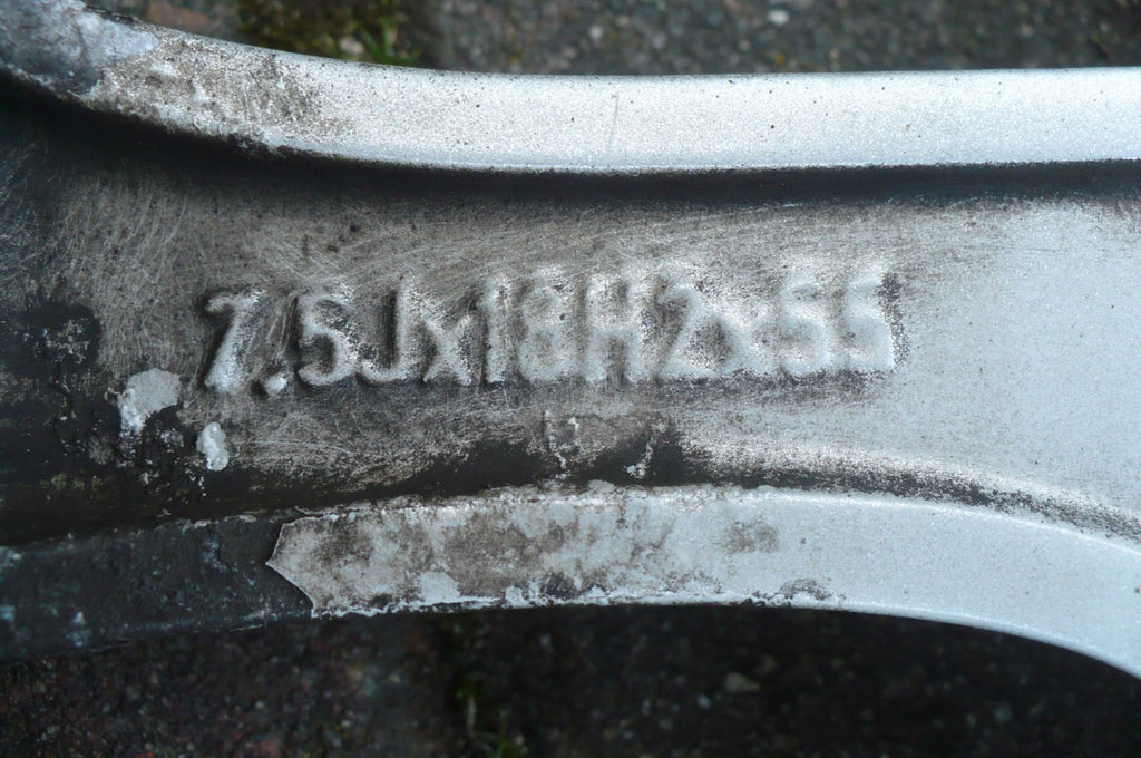1x Alufelge 18 Zoll 7.5" 5x108 55ET Glanz Silber 31201488 Volvo Xc60 Rim Wheel FEL6352002310mf