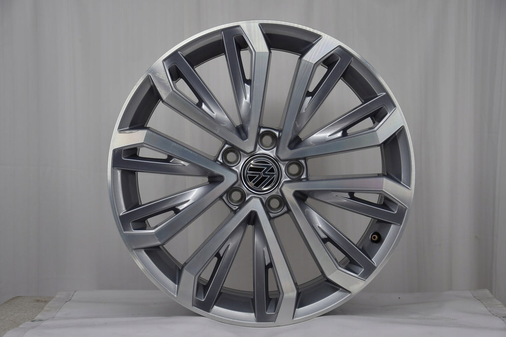 4x Alufelge 18 Zoll 7.0" 5x112 45ET Glanz Grau 2GA601025 Mg Rim Wheel