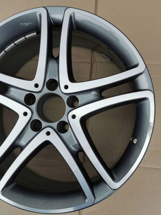1x Alufelge 18 Zoll A2224012000 Mercedes-Benz W222 Rim Wheel FEL7671963806pk