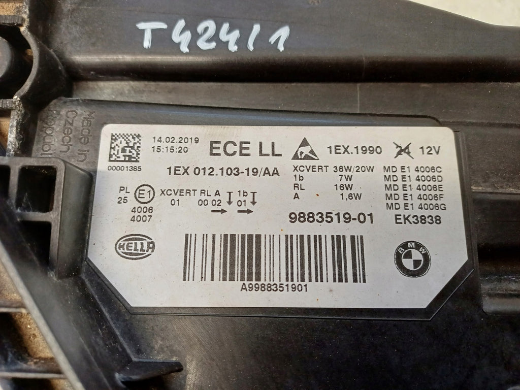 Frontscheinwerfer BMW 3 F30 F31 9883519-01 1EX012103-19 Full LED Links Headlight SCH1636181100sj