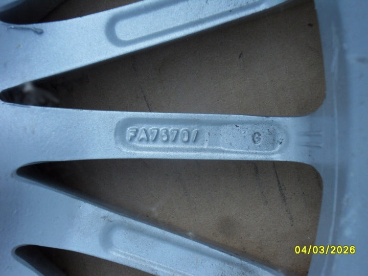 1x Alufelge 17 Zoll 7.5" 5x112 35ET Glanz Silber KBA49634 Rim Wheel FEL8520130687af