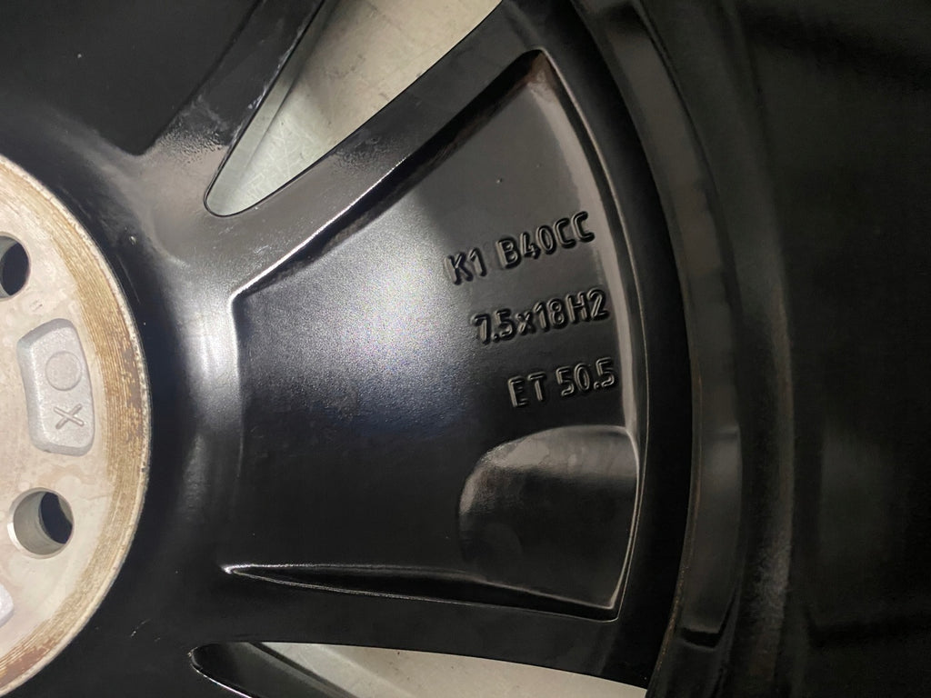 1x Alufelge 18 Zoll 7.5" 5x108 50 5ET Glanz Schwarz 31680403 Volvo Xc60 FEL4664610415pm