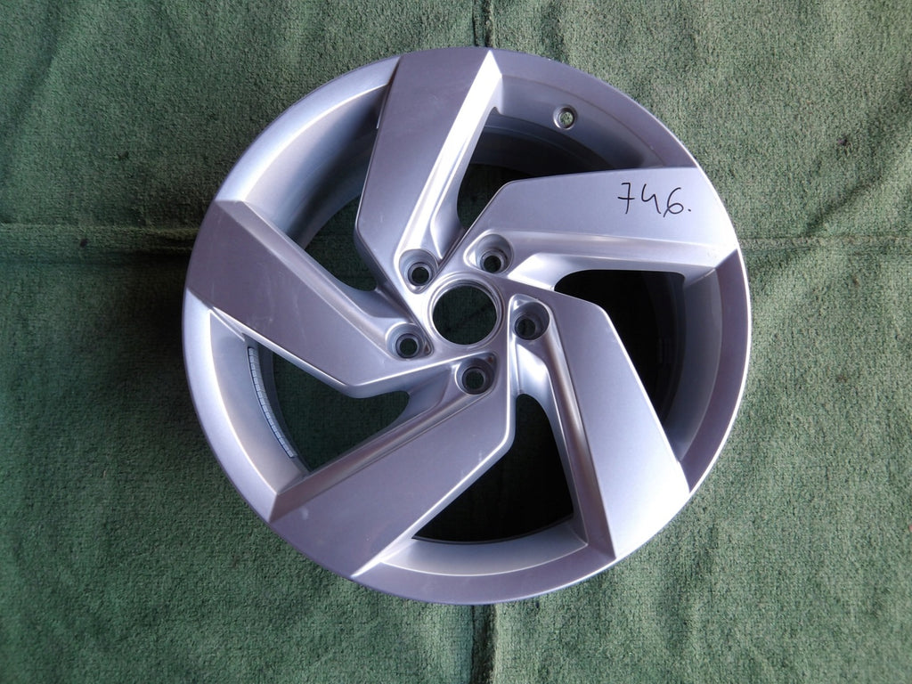 1x Alufelge 17 Zoll 7.5" 5x112 51ET Glanz Silber 5H0601025E VW Golf Viii FEL7605240307xc