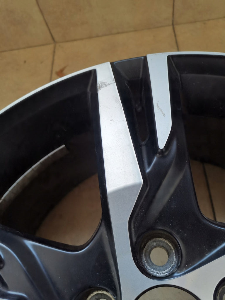 1x Alufelge 18 Zoll 8.0" 5x108 50 5ET Matt Schwarz 31445812 Volvo Xc40 Rim Wheel