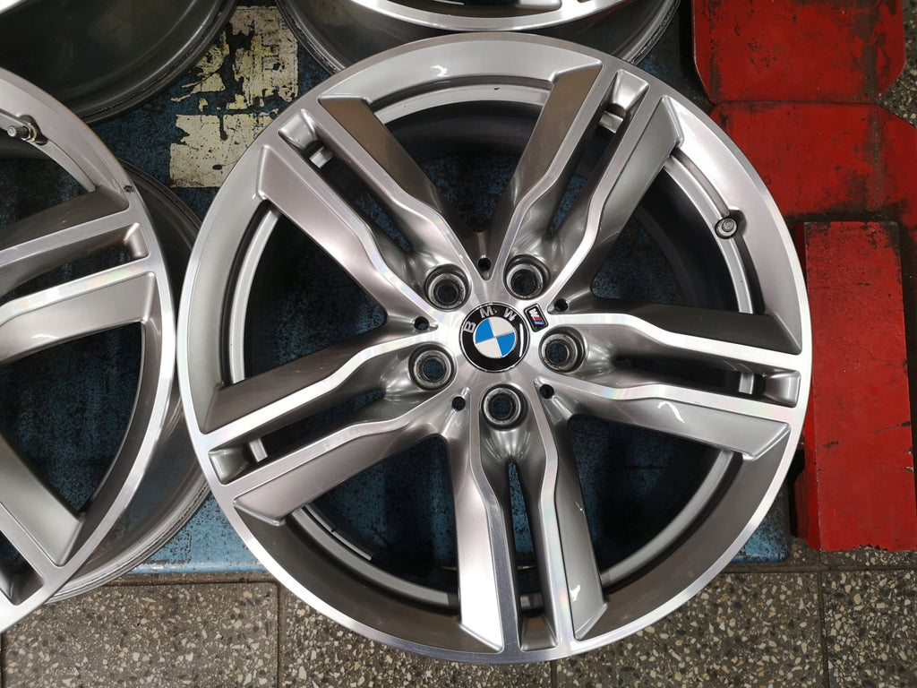 4x Alufelge 18 Zoll 7.5" 5x112 51ET Glanz Graphit 7850456 BMW F48 Mg Rim Wheel FEL7630060172xv