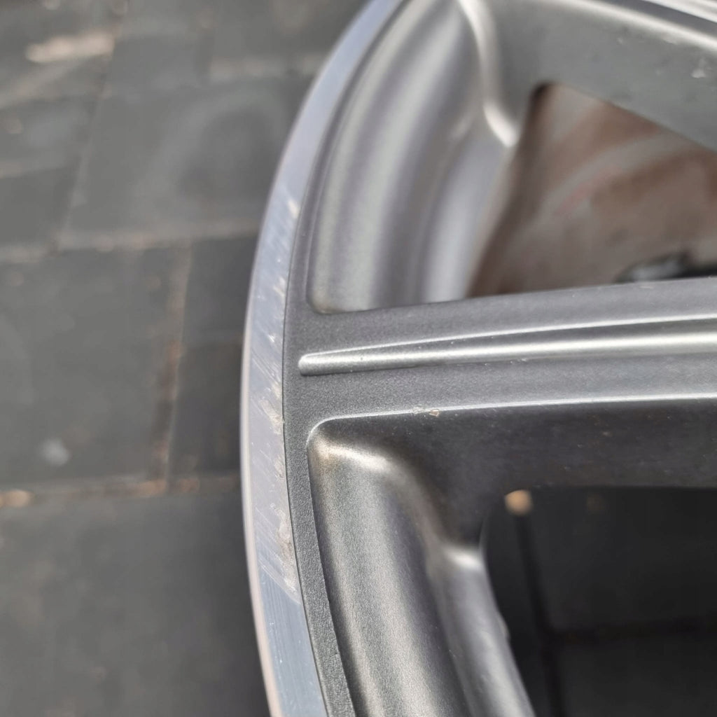 1x Alufelge 19 Zoll 9.5" 5x112 52ET Glanz A2124015102 Mercedes-Benz W212 FEL6886667316uv