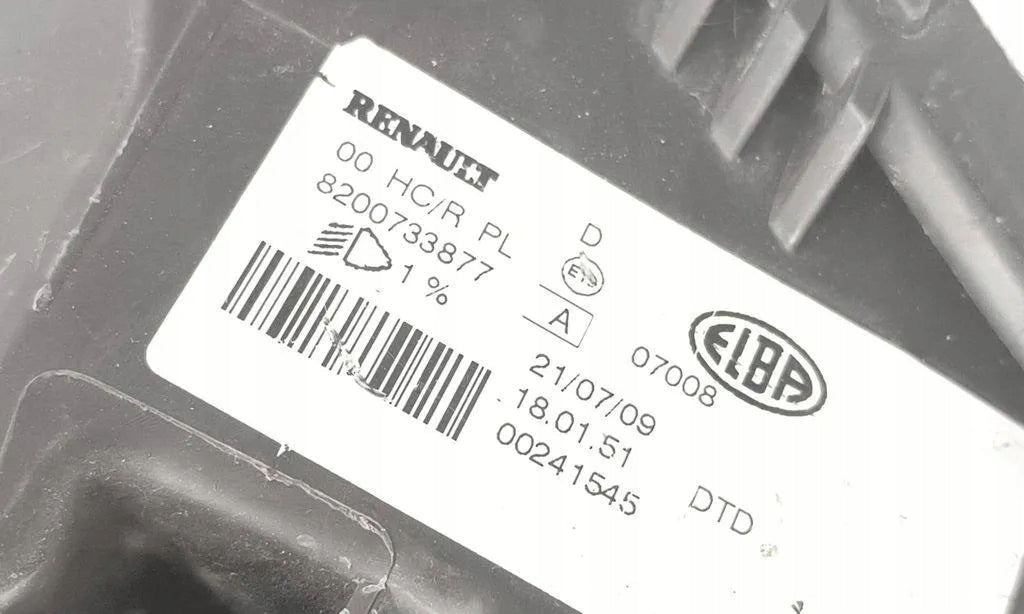 Frontscheinwerfer Dacia Sandero 8200733877 Rechts Scheinwerfer Headlight SCH3351096984nv