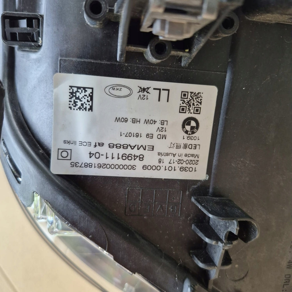 Frontscheinwerfer BMW 5 G31 G30 8499111-04 LED Links Scheinwerfer Headlight SCH3682254426jj