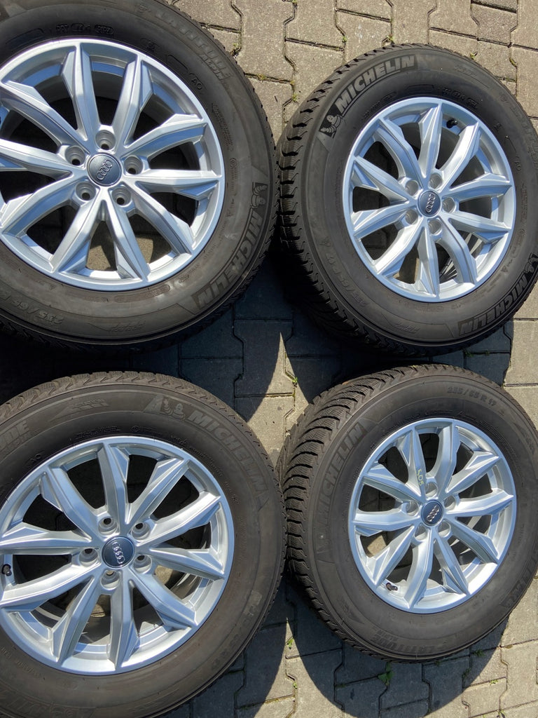 4x Alufelge 17 Zoll 7.0" 5x112 34ET Glanz Silber 80A601025J Audi Rim Wheel FEL5511848470ri