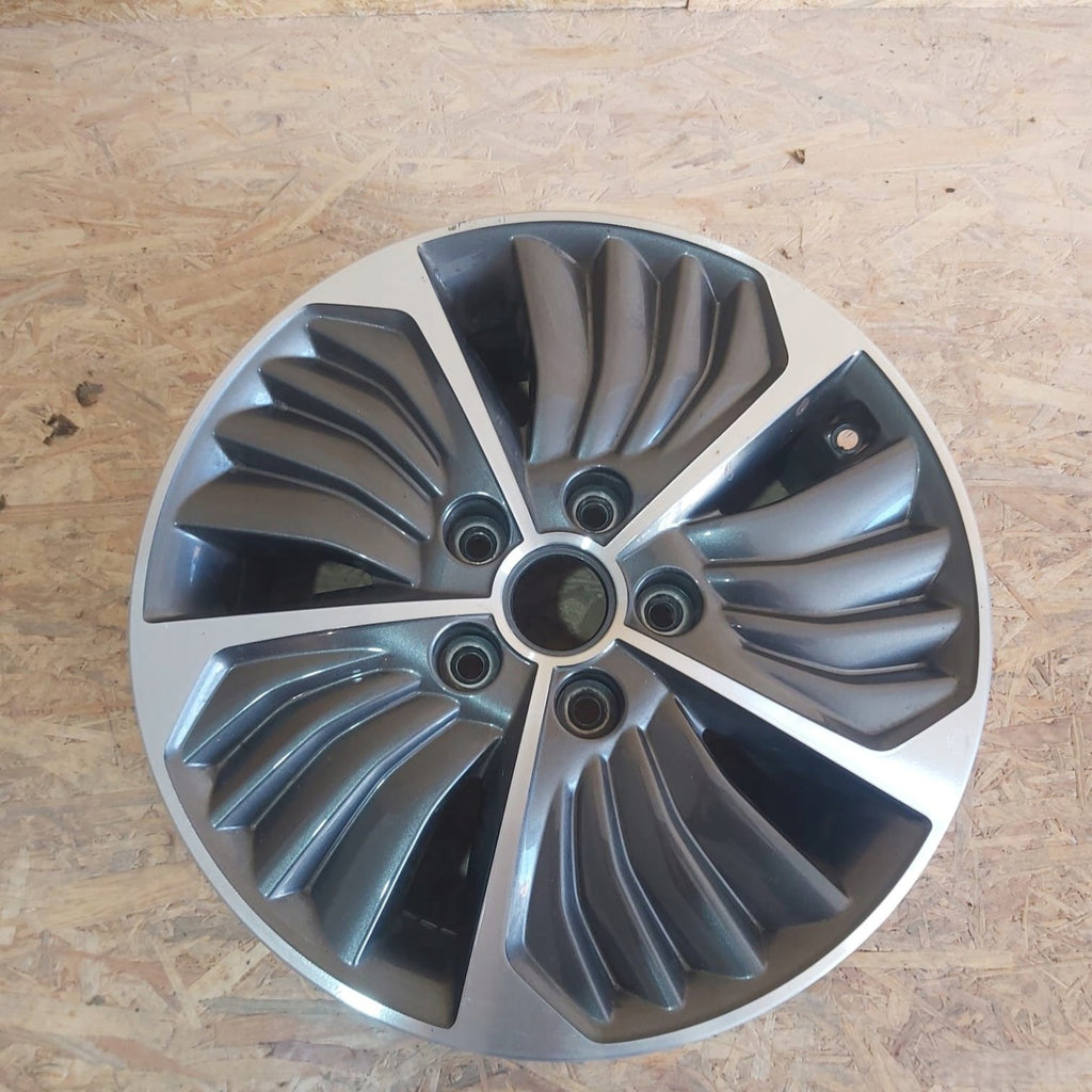 1x Alufelge 16 Zoll 6.5" 5x114.3 50ET Glanz Grau 52910-G2700 Hyundai Ioniq FEL3496170218gi