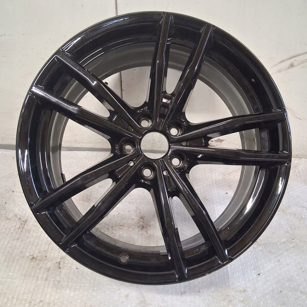 1x Alufelge 19 Zoll 8.0" 5x120 27ET Glanz Schwarz 8089892 BMW G21 G20 Rim Wheel FEL8772346003wt