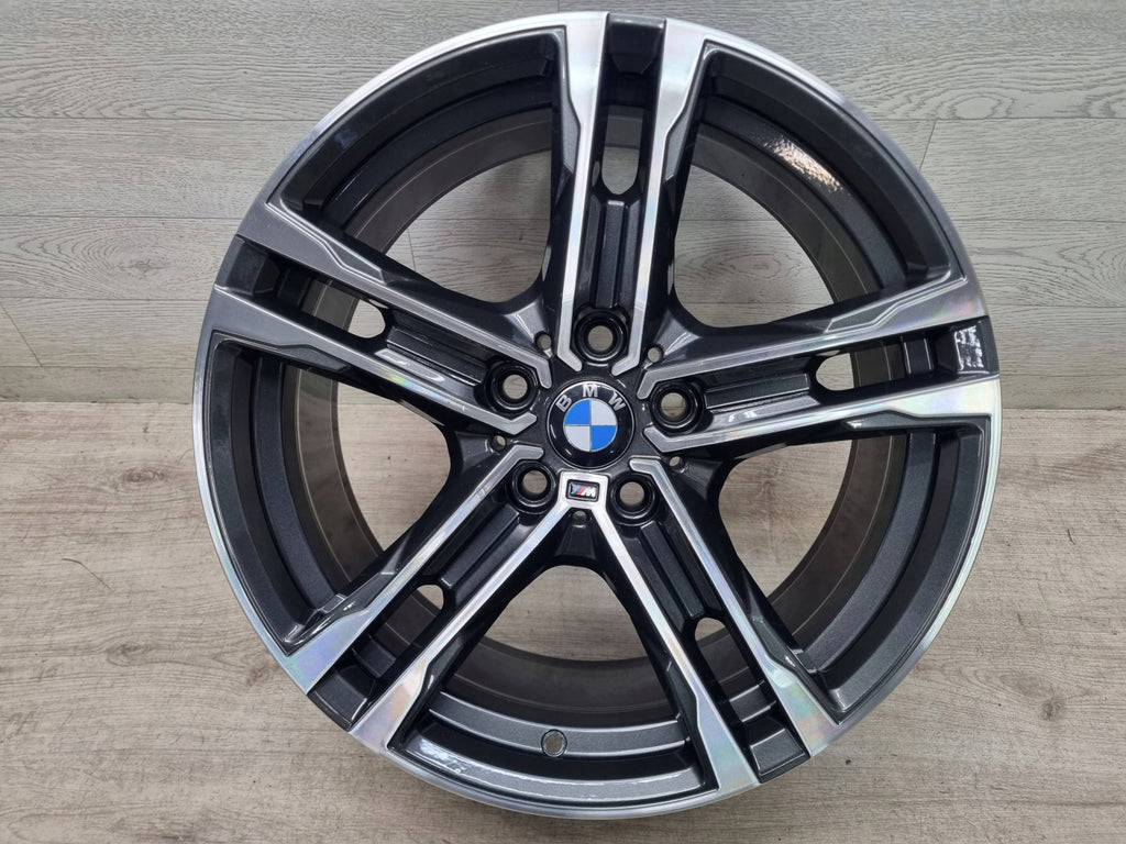 4x Alufelge 18 Zoll 8.0" 5x112 57ET Glanz Graphit 8092352 BMW 1 F40 Mg Rim Wheel FEL3187838032kv