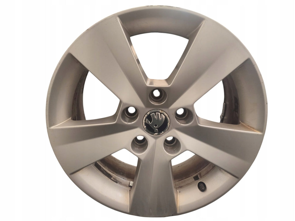 1x Alufelge 16 Zoll 6.5" 5x112 Silber 3V0601025 Skoda Superb Iii Rim Wheel FEL3917972544db