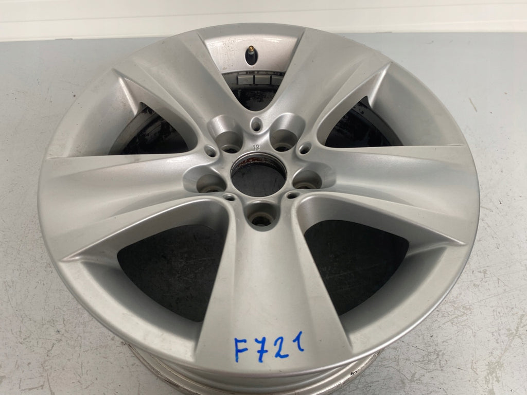 1x Alufelge 17 Zoll 8.0" 5x120 30ET Glanz Silber 6790172 BMW F11 F06 F10 FEL7129943103hl