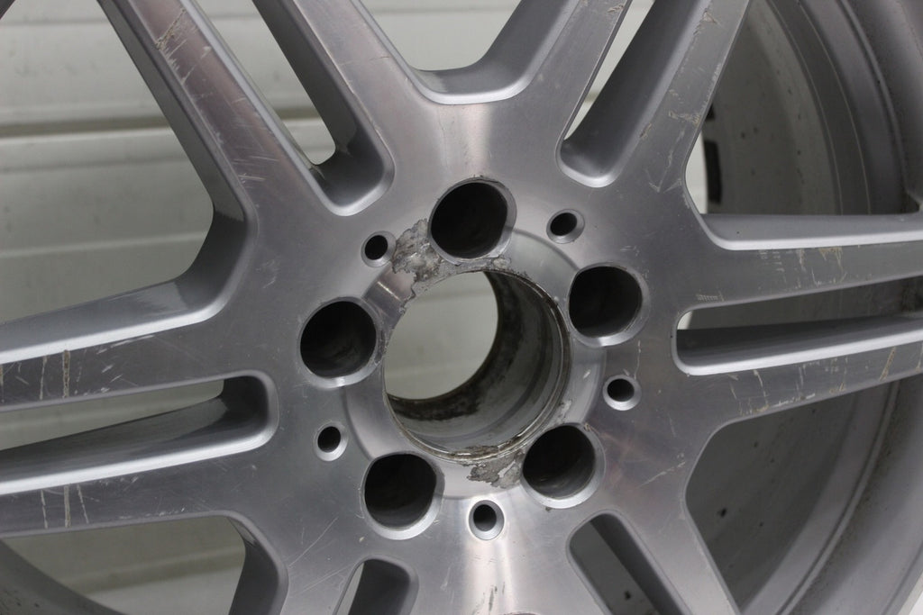 1x Alufelge 18 Zoll 8.5" 5x112 Silber A2124012302 Mercedes-Benz Amg Rim Wheel