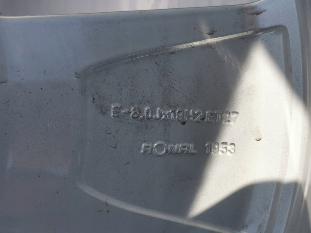 1x Alufelge 19 Zoll 8.0" 5x112 27ET Glanz Silber 8R0601025P Audi Q5 A7 Rim Wheel FEL5376551105su