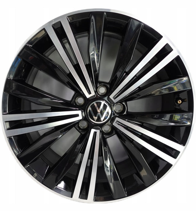 4x Alufelge 18 Zoll 7.0" 5x112 43ET Glanz Schwarz 5NA601025 VW Tiguan Rim Wheel FEL6331976429qy