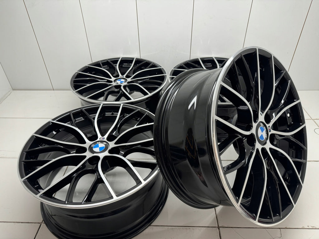 4x Alufelge 18 Zoll 8.0" 5x120 34ET Glanz Silber BMW F30 Rim Wheel FEL9571592102ta