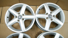 Laden Sie das Bild in den Galerie-Viewer, 4x Alufelge 16 Zoll 6.0" 5x112 48ET Glanz Silber 5G0077496 VW Golf VII I FEL8580879225ci