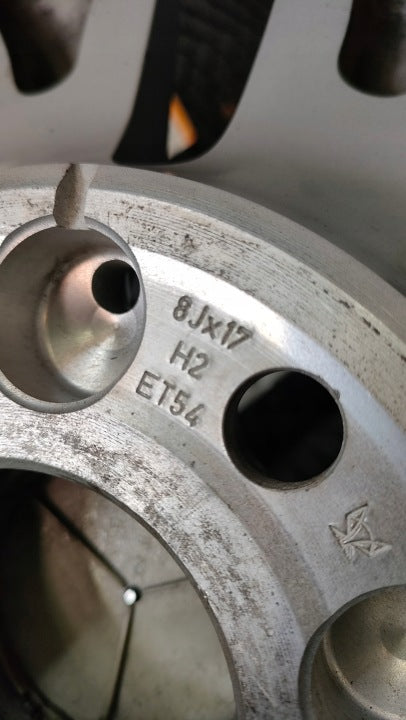4x Alufelge 17 Zoll 8.0" 5x112 54ET A2054013800 Mercedes-Benz W205 Rim Wheel FEL2745828585gv